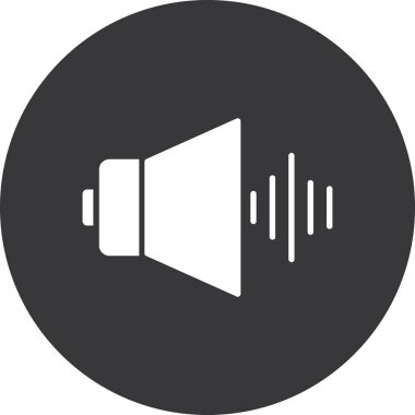 Vektör konuşmacı Simgesi, vektör illüstrasyonu