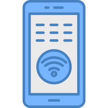 wifi simgesi, basit vektör illüstrasyonu