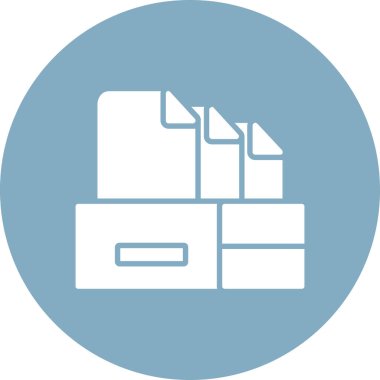 kutu simgesi vektör illüstrasyonu