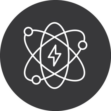 Bir bilim simgesinin vektör illüstrasyonu