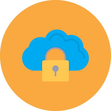 bulut hesaplama simgesi, vektör illüstrasyonu