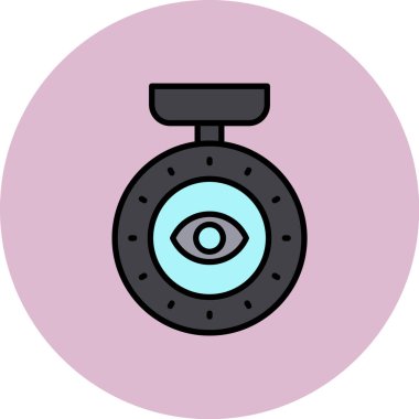 kamera simgesi vektör illüstrasyonu