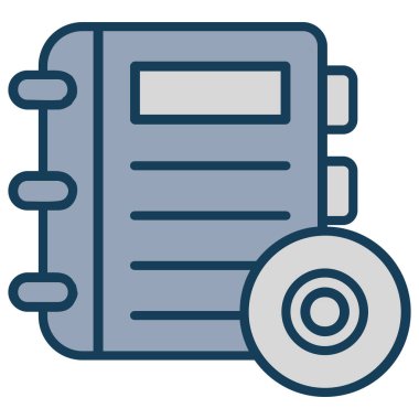 - Makine. Web simgesi basit illüstrasyon