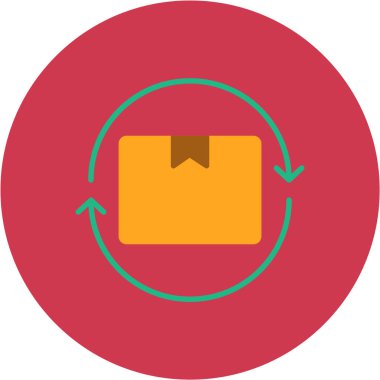 Modern bir simgenin vektör illüstrasyonu