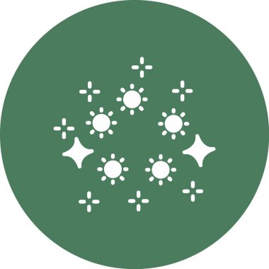 Bir yıldız simgesinin vektör illüstrasyonu