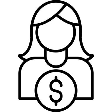 para simgesi vektör illüstrasyonu