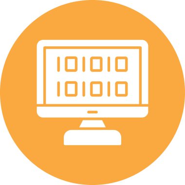 Bilgisayar. Web simgesi basit illüstrasyon