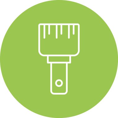 Boya fırçası. Basit simge