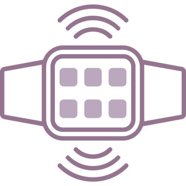 smartwatch vektör çizgisi simgesi