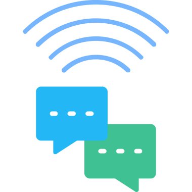 iletişim sohbet simgesi doldurulmuş ana hat biçimi