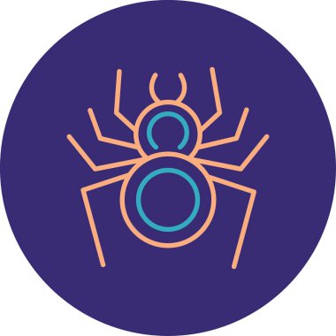 örümcek vektör çizim