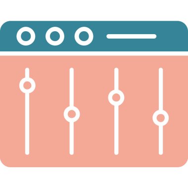 elektrikli ısıtıcı modern simge vektör illüstrasyonu