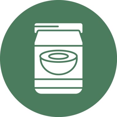 Bir besin simgesinin vektör illüstrasyonu