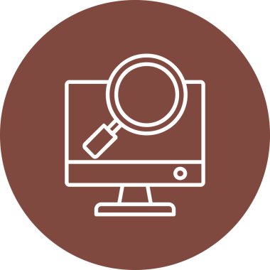 seo modern simgesinin vektör illüstrasyonu