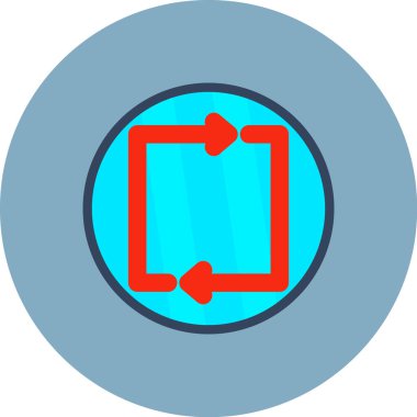 Ok simgesi. vektör illüstrasyonu