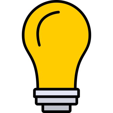 çizgi film doodle ampul