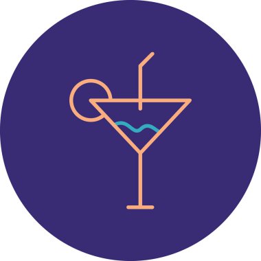 içecek simgesinin vektör illüstrasyonu