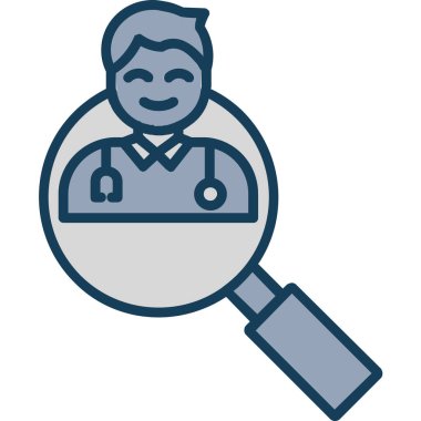 İnsan simgesinin vektör illüstrasyonu