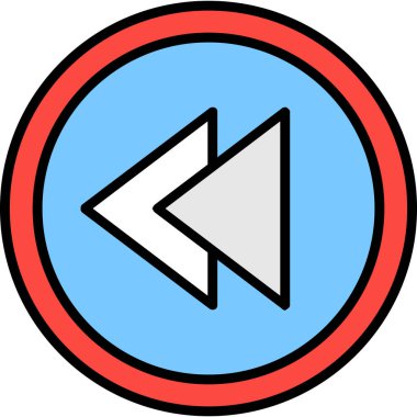 video. Web simgesi basit illüstrasyon