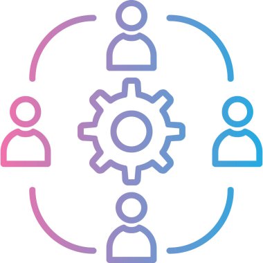 Modern simgenin vektör illüstrasyonu