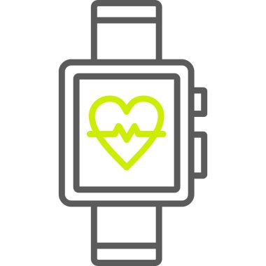 akıllı saat simgesi, basit tasarım