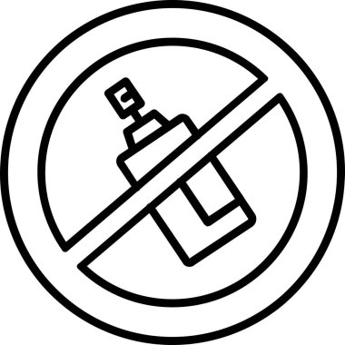 Bir sigara simgesinin vektör illüstrasyonu