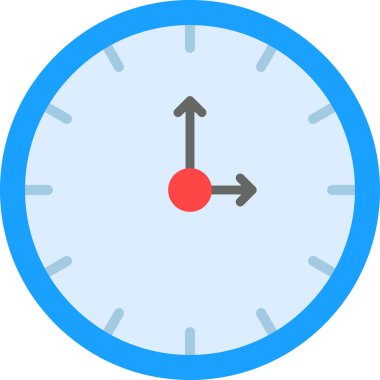 Alarm saat simgesi düz biçimli