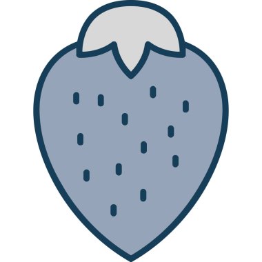 meyve sağlıklı yiyecek simgesi ana hatlarıyla