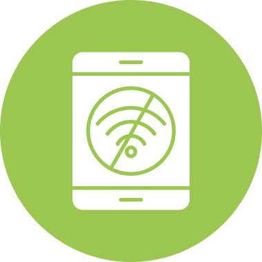 Cep telefonu. Web simgesi basit illüstrasyon