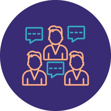 Konuş. Web simgesi basit tasarım