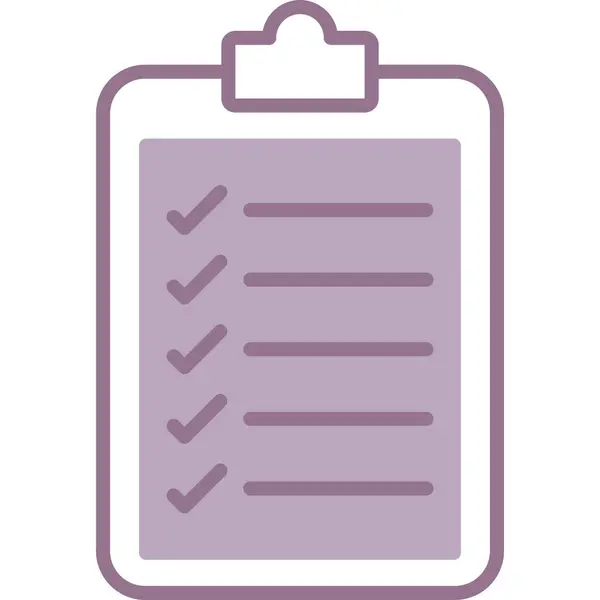 Kontrol listesi. Web simgesi basit illüstrasyon