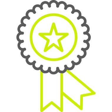 Madalya. Web simgesi basit tasarım