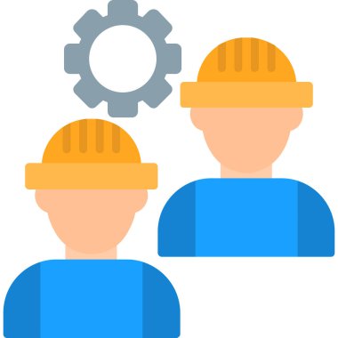 inşaat mühendisi vektör simgesi