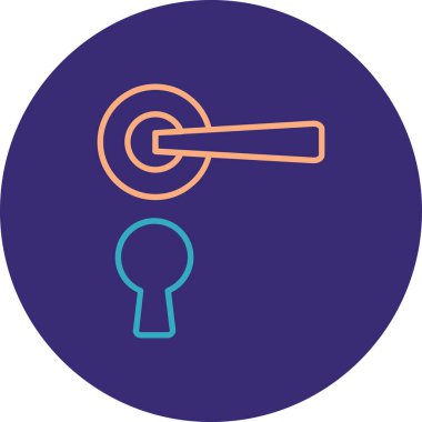 Anahtar. Web simgesi basit illüstrasyon