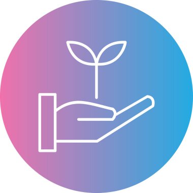 Ekoloji simgesinin vektör illüstrasyonu