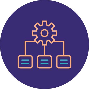 seo modern simgesinin vektör illüstrasyonu