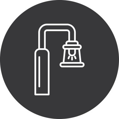 duş ikonu vektör illüstrasyonu