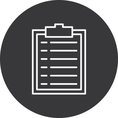 belge simgesi vektör illüstrasyonu