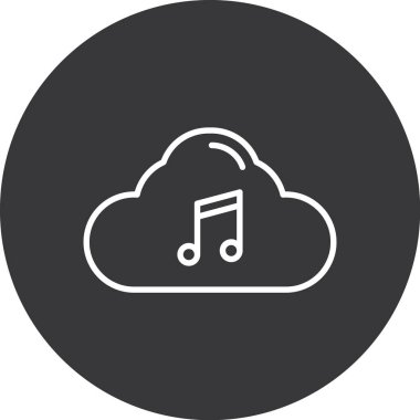 Modern b 'nin vektör illüstrasyonu simge müziğinden yoksun. müzik çalar