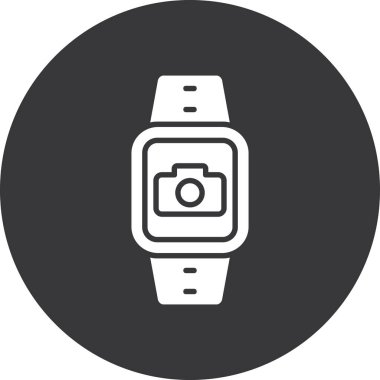 akıllı saat simge vektör illüstrasyonu