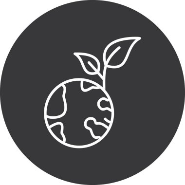 Elma simgesinin vektör illüstrasyonu, düzenlenebilir vektör illüstrasyonu