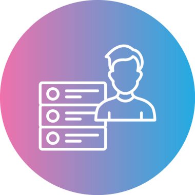 İş ve finans simgesinin vektör illüstrasyonu