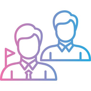 İş adamları vektör illüstrasyonu