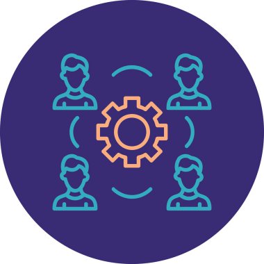 seo modern simgesinin vektör illüstrasyonu