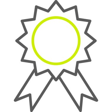 Madalya. Web simgesi basit tasarım