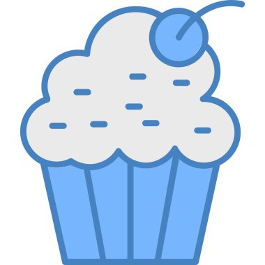 Tatlım. Web simgesi basit illüstrasyon