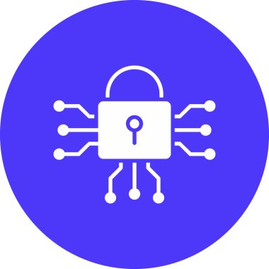 Kişisel ve ticari kullanım için vektör güvenlik simgesi.