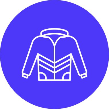 Ceketli bir adamın vektör çizimi.