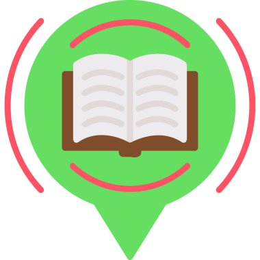 Haritalardaki konum haritası pin simgesi - navigasyon kategorisi