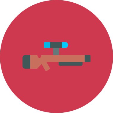 Bir silah simgesinin vektör illüstrasyonu